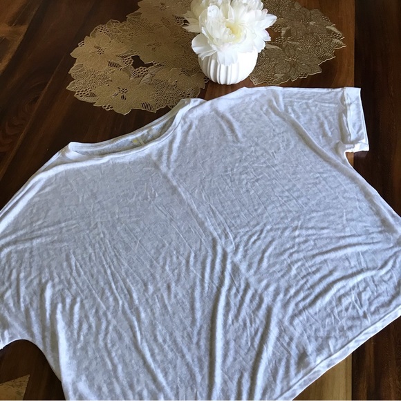 Zella | 3X White Sheer Short Sleeve Blouse - Picture 9 of 10